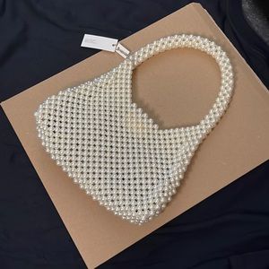 Brand new mini pearl inspired purse